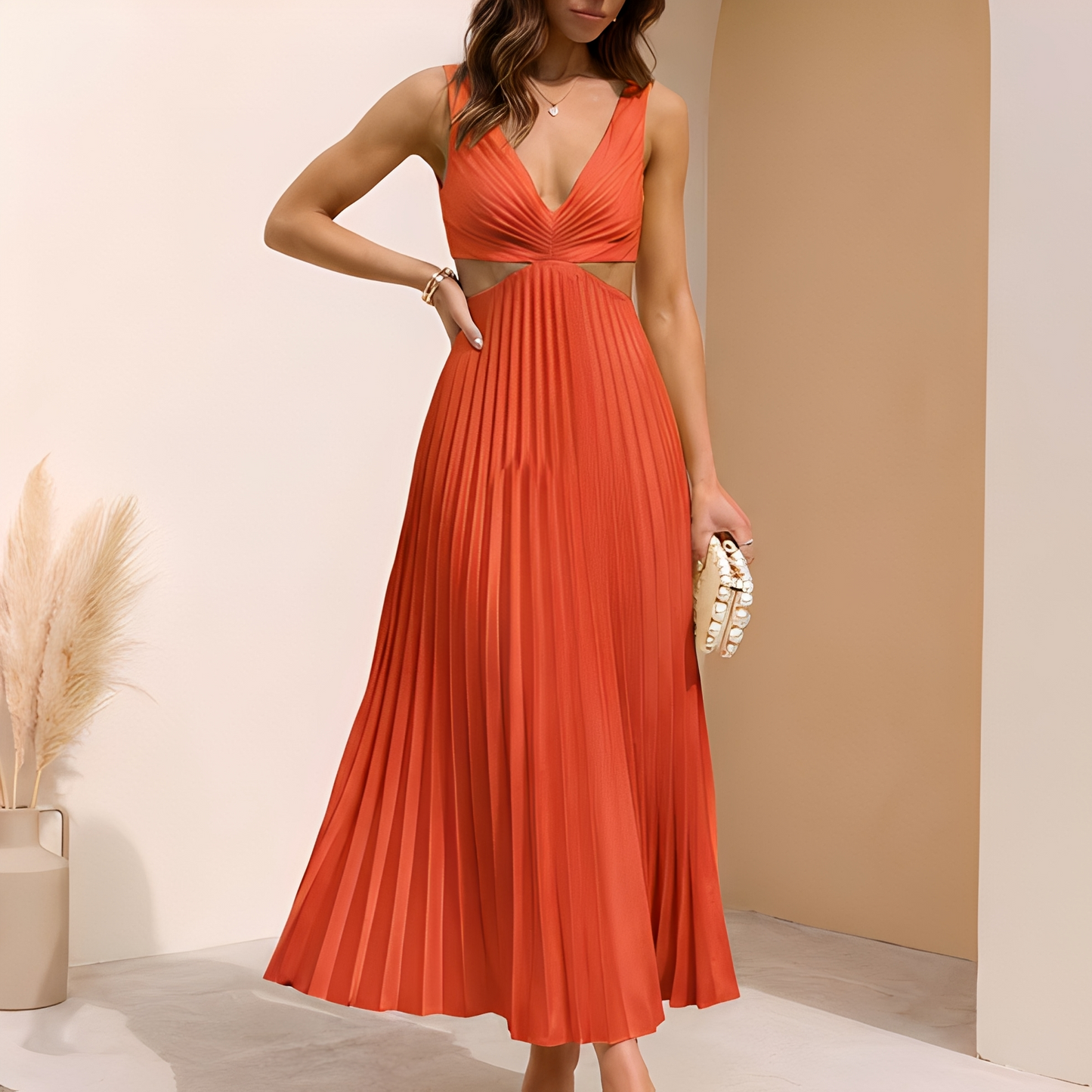 Vania - Elegant and flowing dress for women
