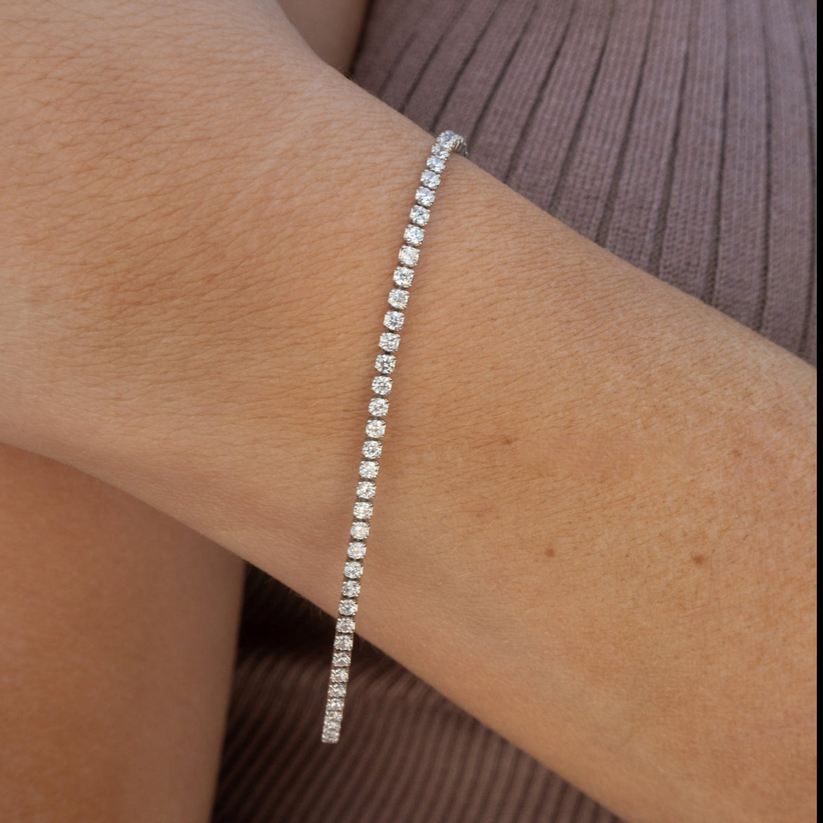 Mini Crystal Tennis Bracelet