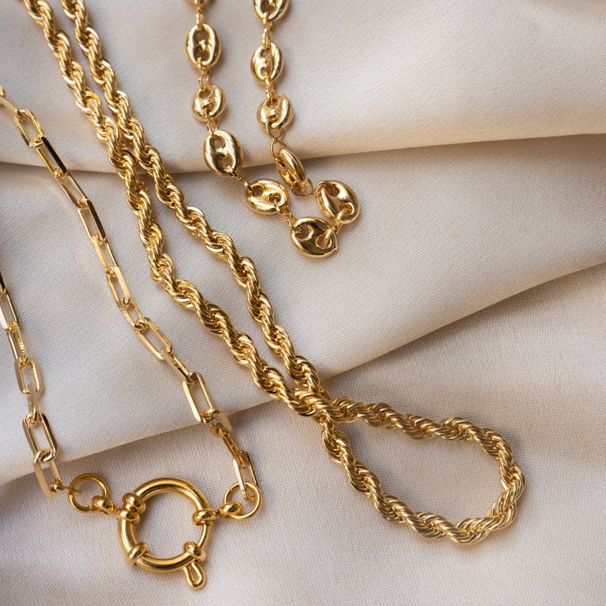 Oval Layered Necklace