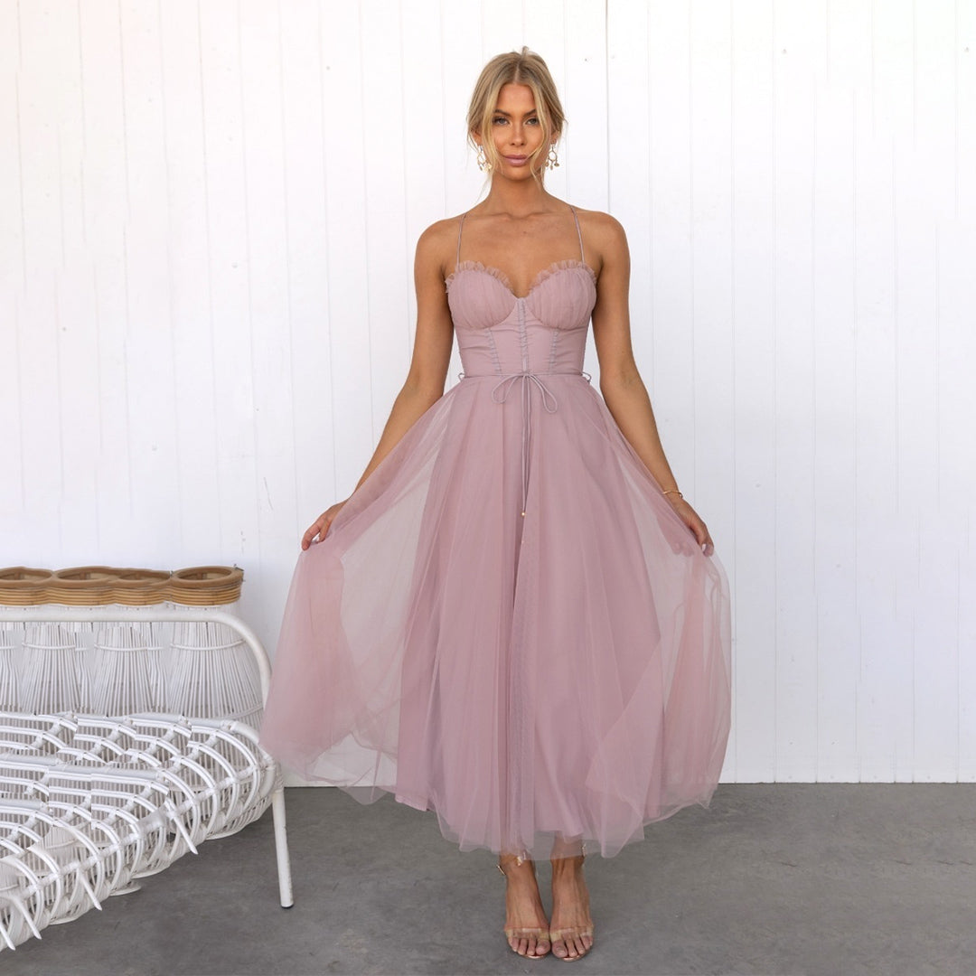 Franca - Elegant, Flowing Midi Dress