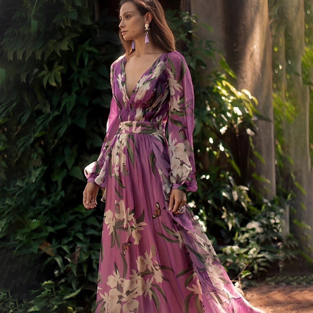Theia - Light and airy floral dress