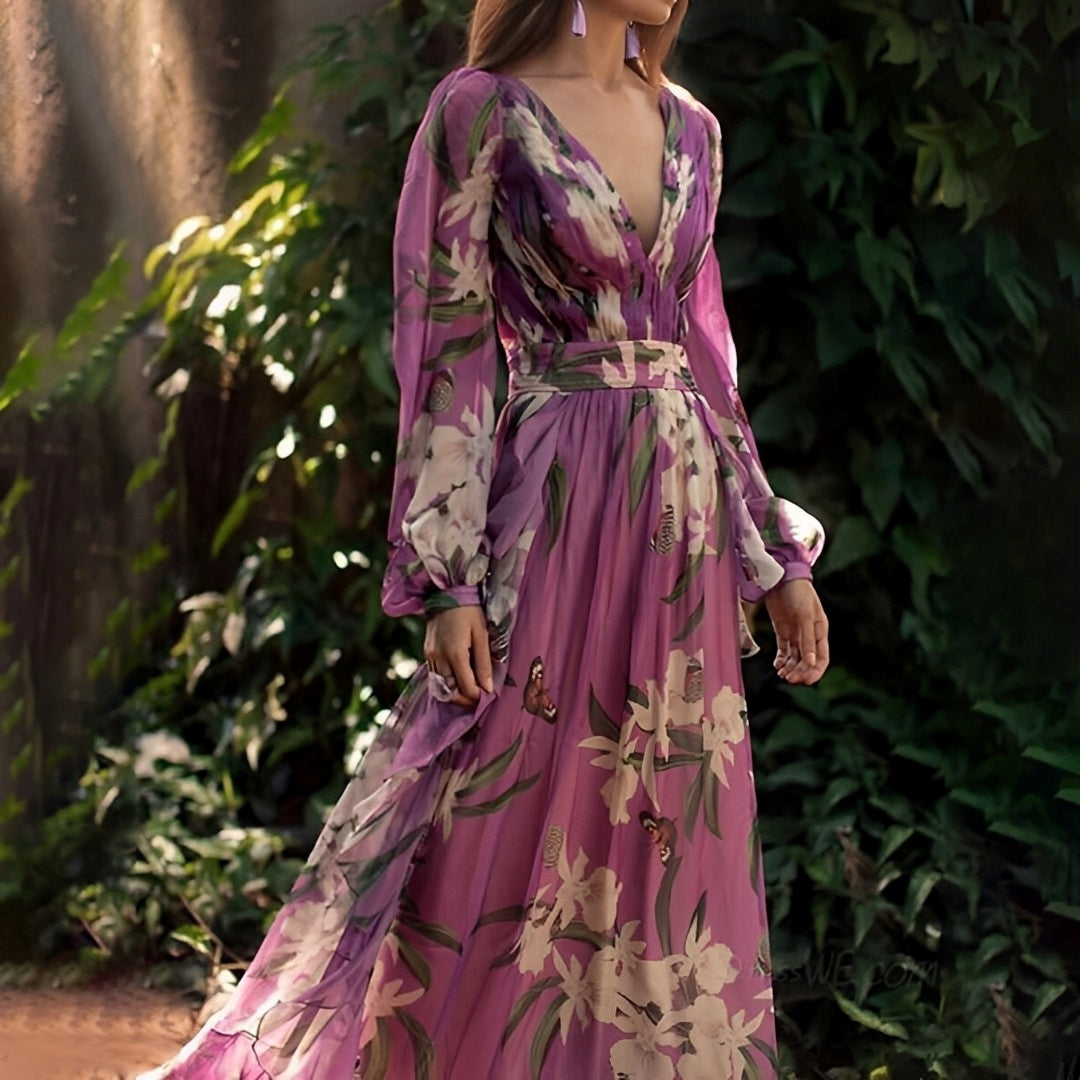 Theia - Light and airy floral dress