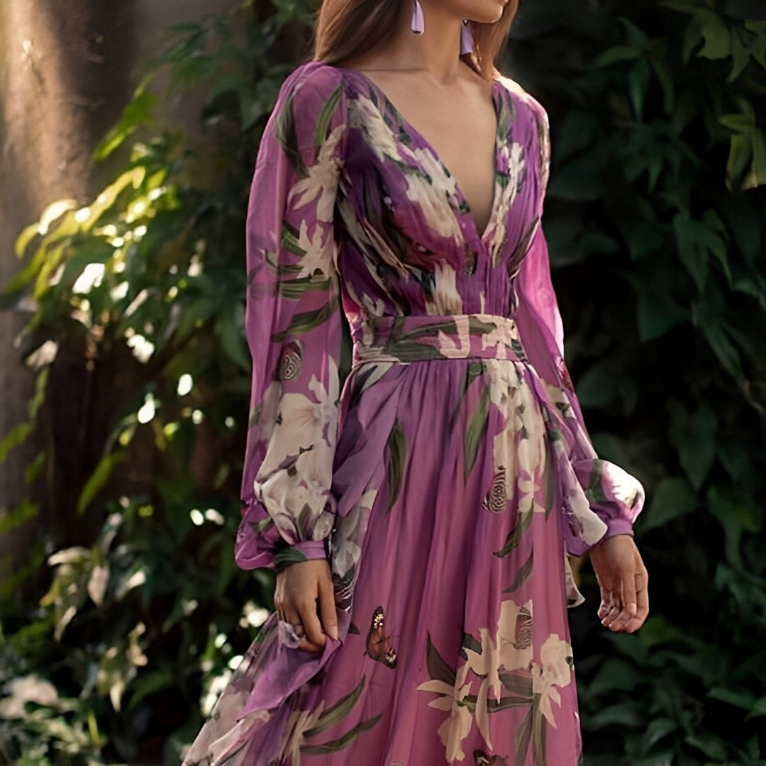 Theia - Light and airy floral dress