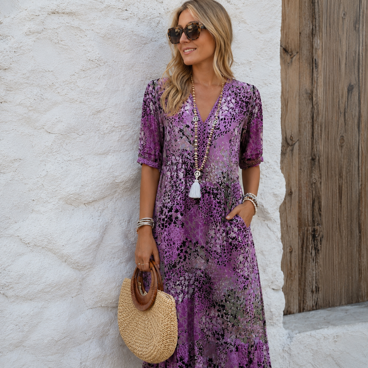 Caramina - Stylish women's midi dress