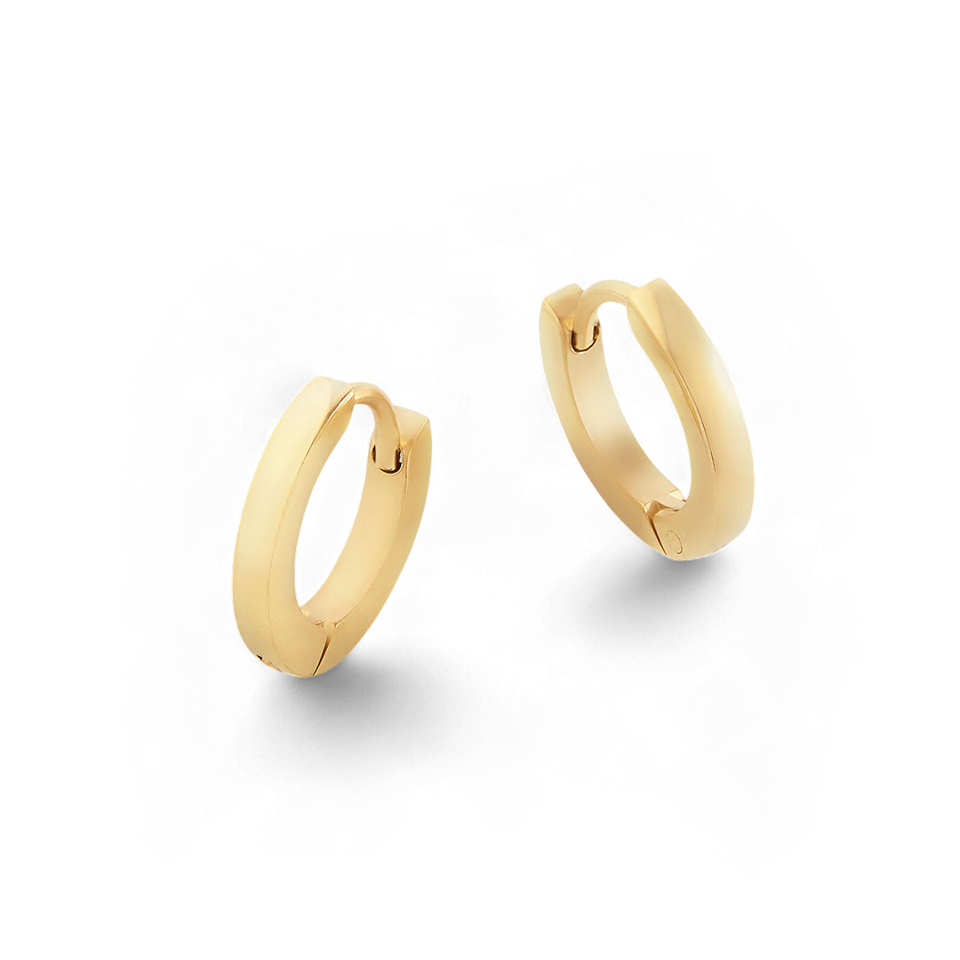 Moon – Small huggie hoops