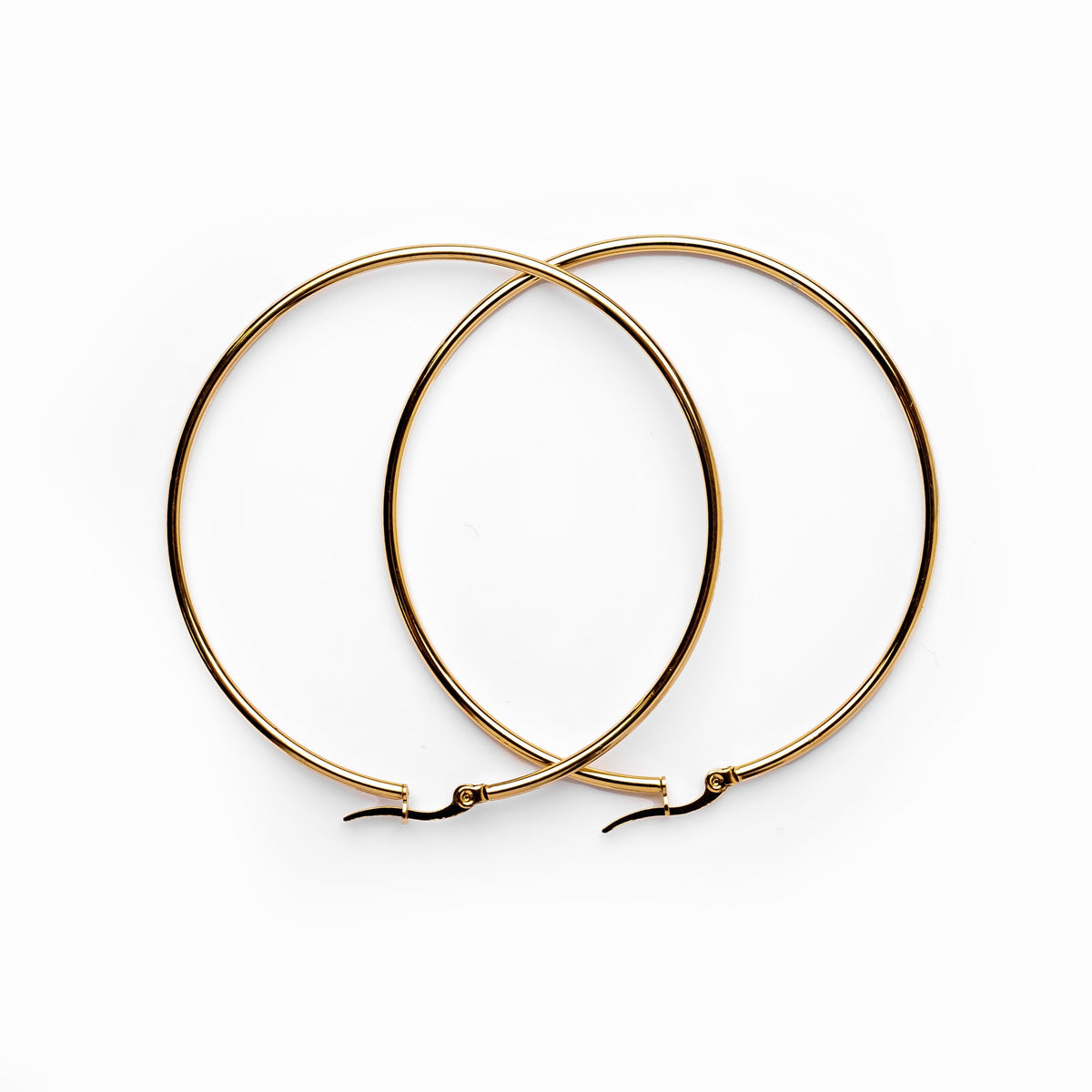 Camille – Elegant Gold Hoops