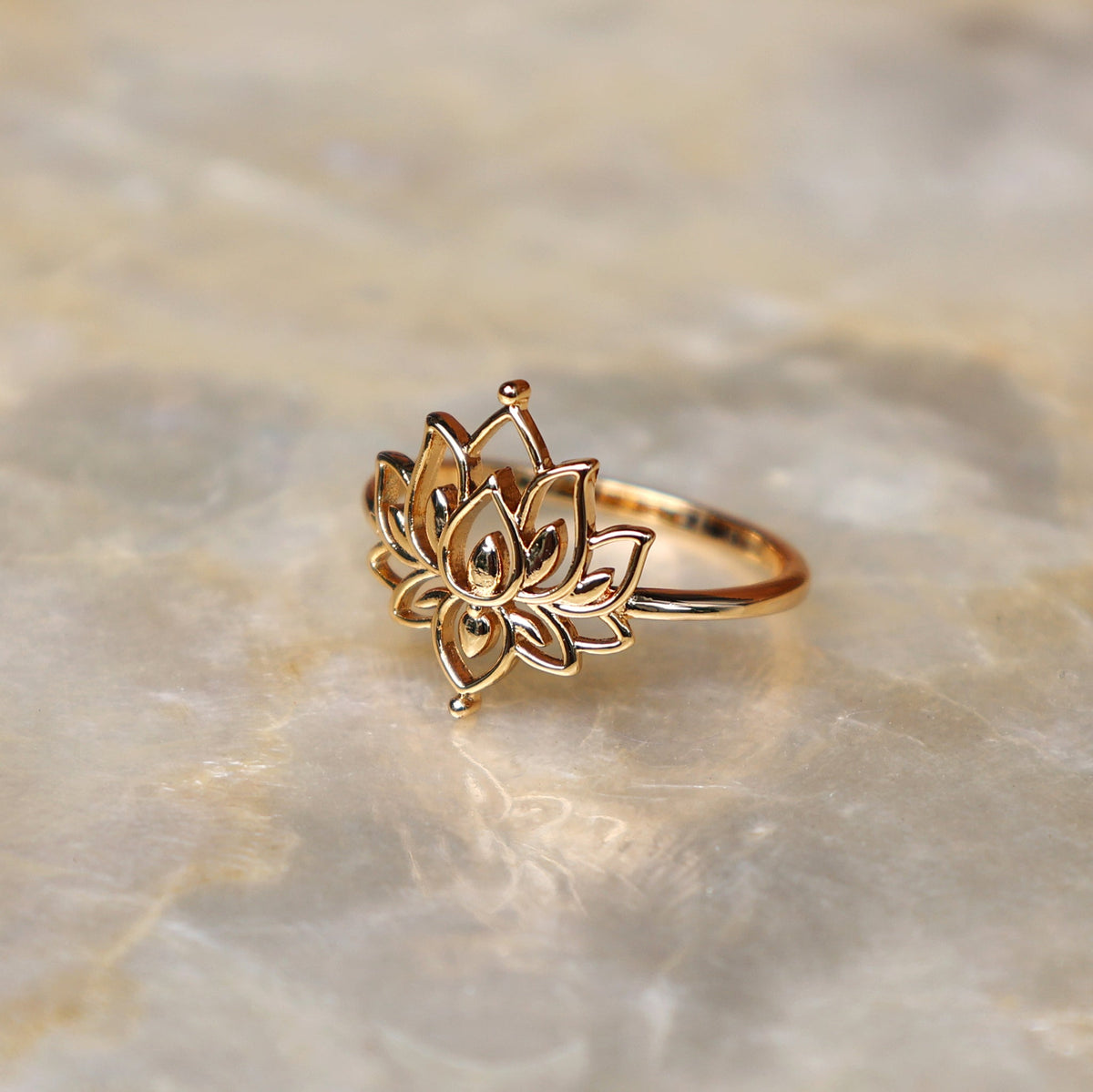 Lotus Flower - Delicate Ring