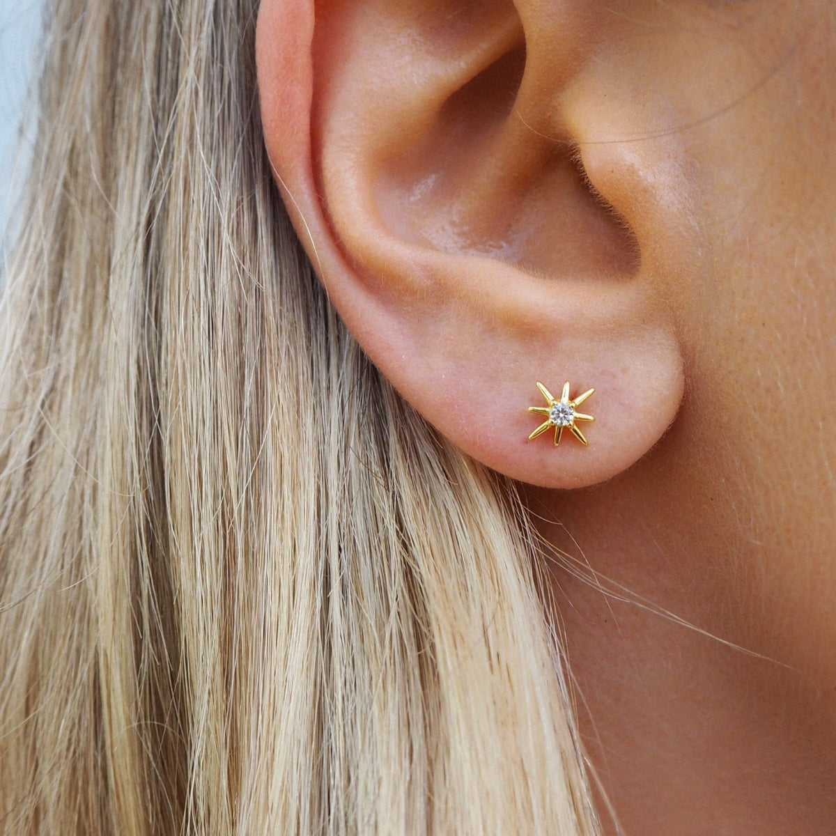 Risa - Starburst Crystal Earrings