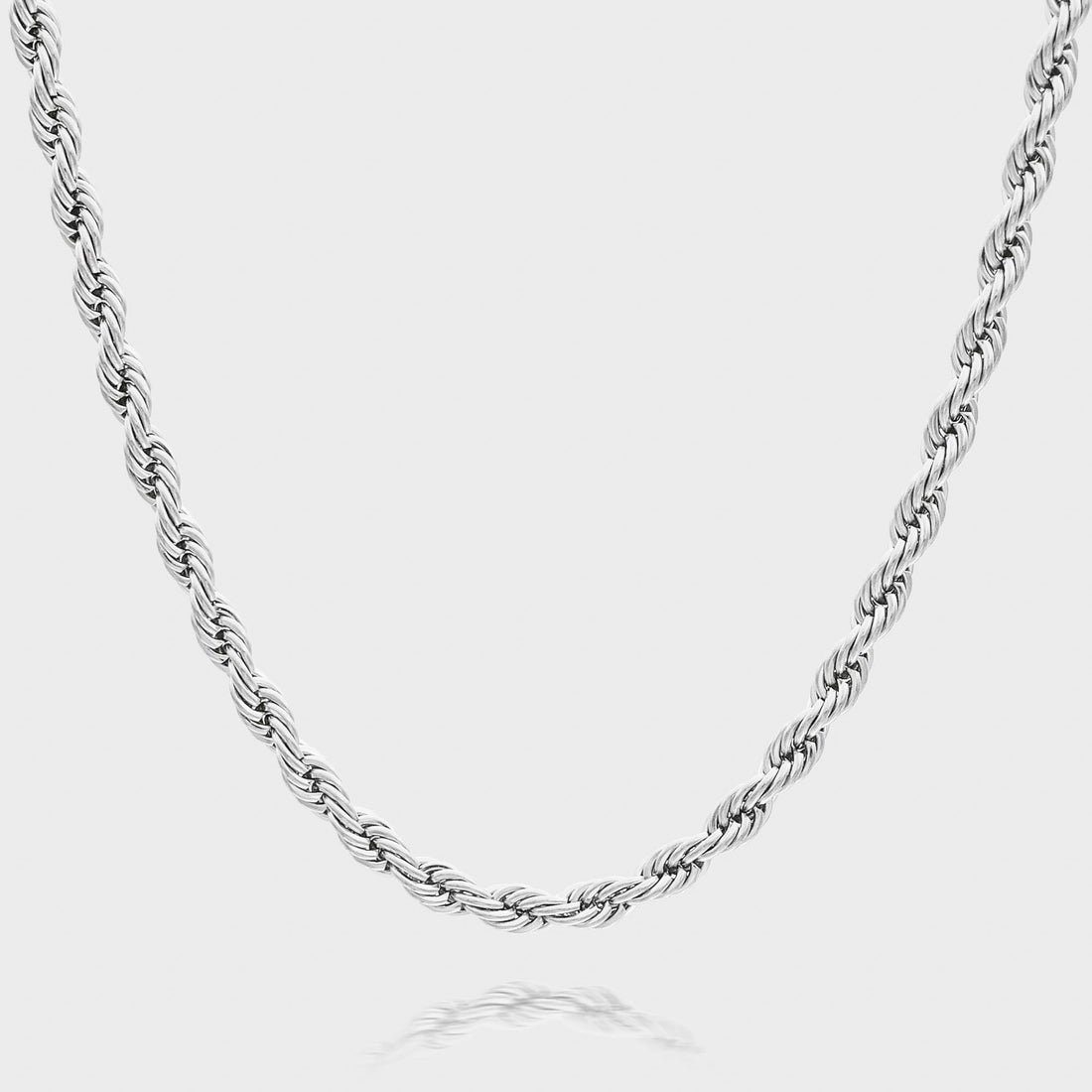 Nalia – Silver Rope Necklace