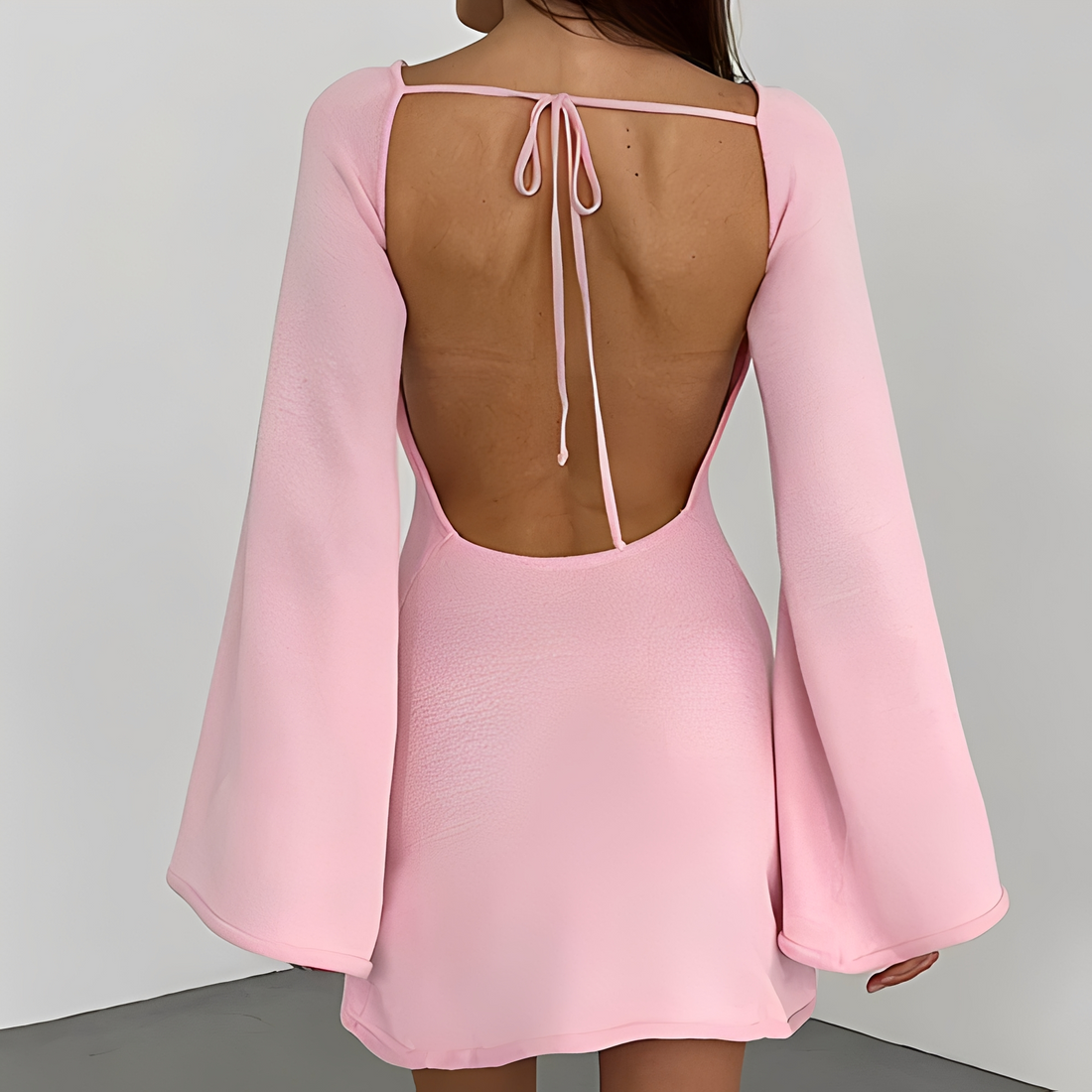 Aryana - Stylish summer dress with long sleeves for women