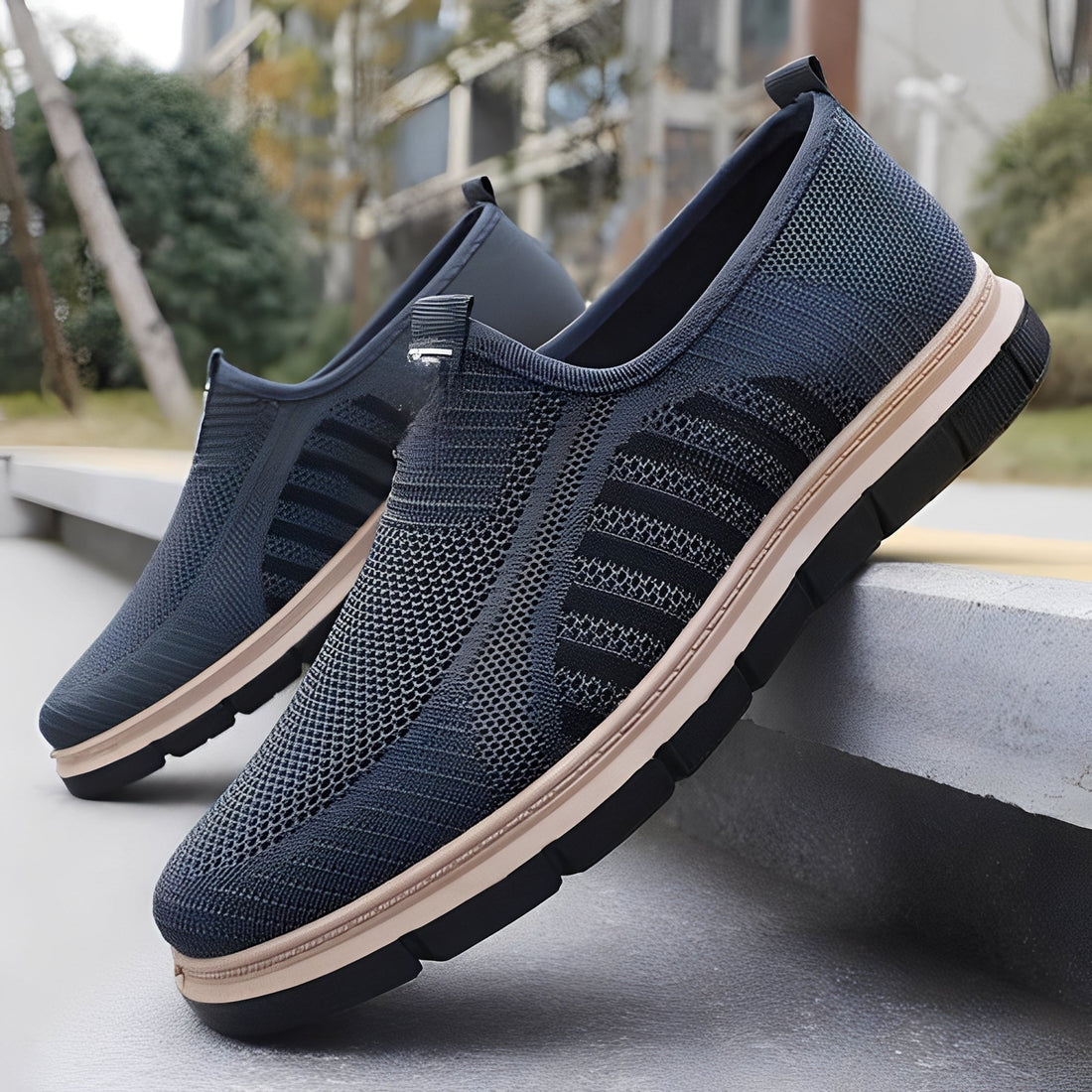 Henrick - Trendy slip-on sneakers for men