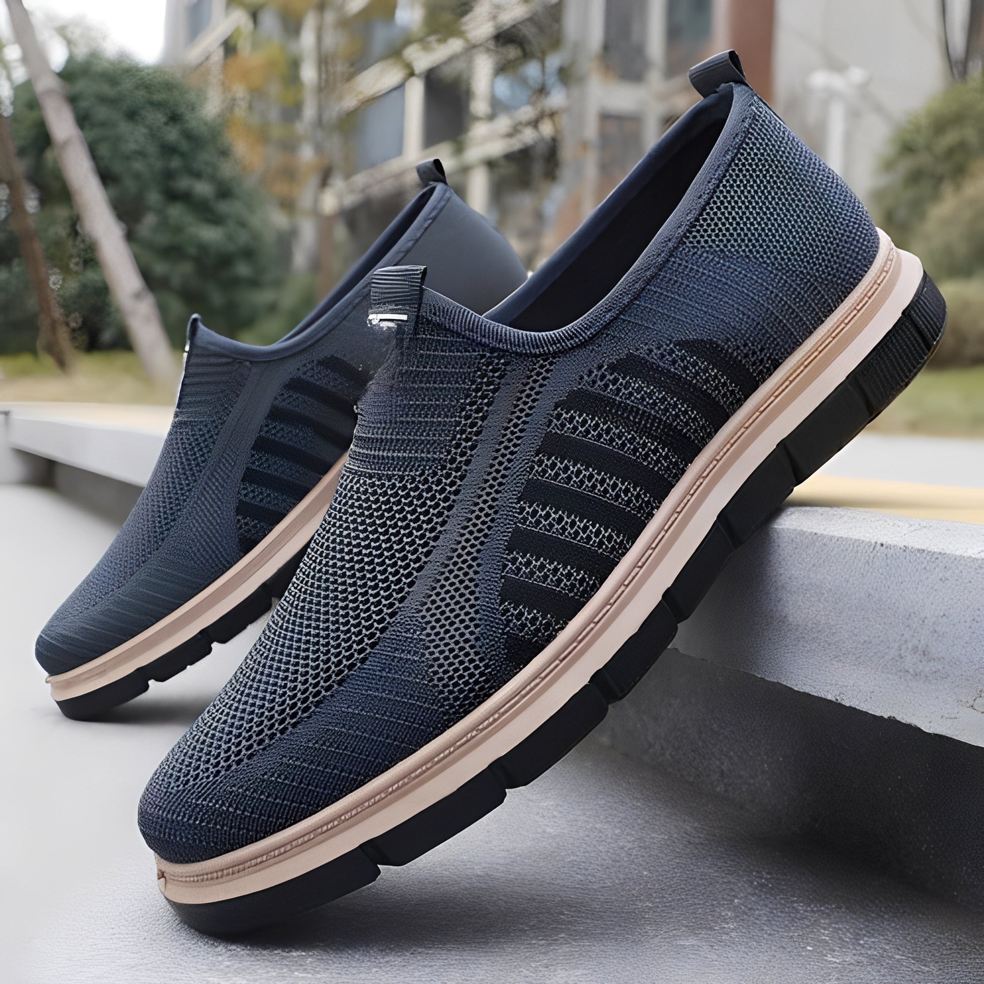 Henrick - Trendy slip-on sneakers for men