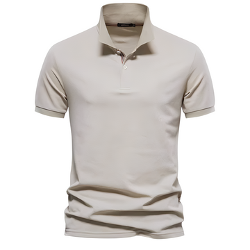 Alfred - Trendy short-sleeve polo for men