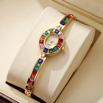 Rayna – Solar Glow Watch and Prismatic Bezel