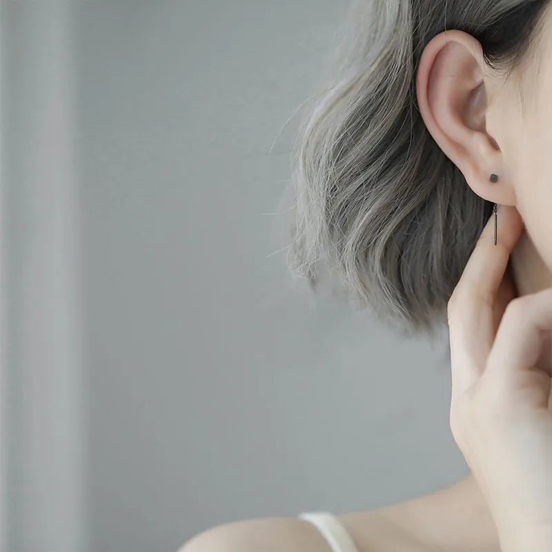 Kaelen – Cube Earrings and Elegant Tassels