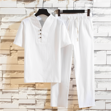 Cyril - Men's shirt and pants set - for bright days