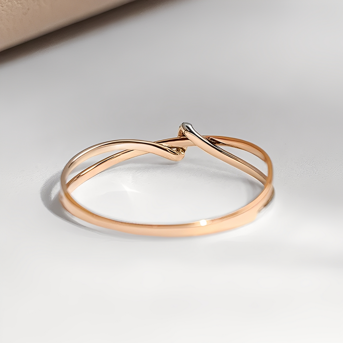 Eleane – Elegant Bicolor Infinity Ring