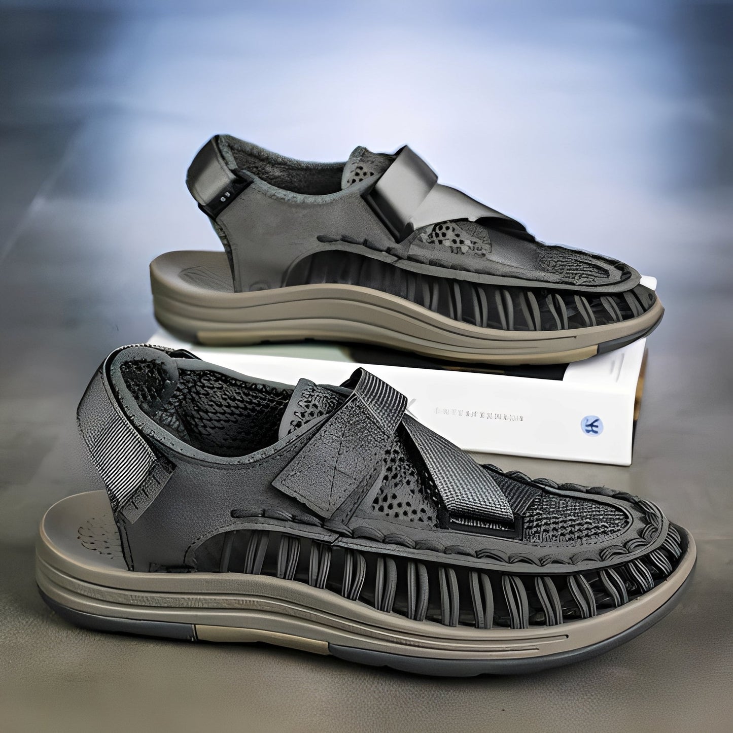 Alfien - Men's breathable sandals with adjustable straps