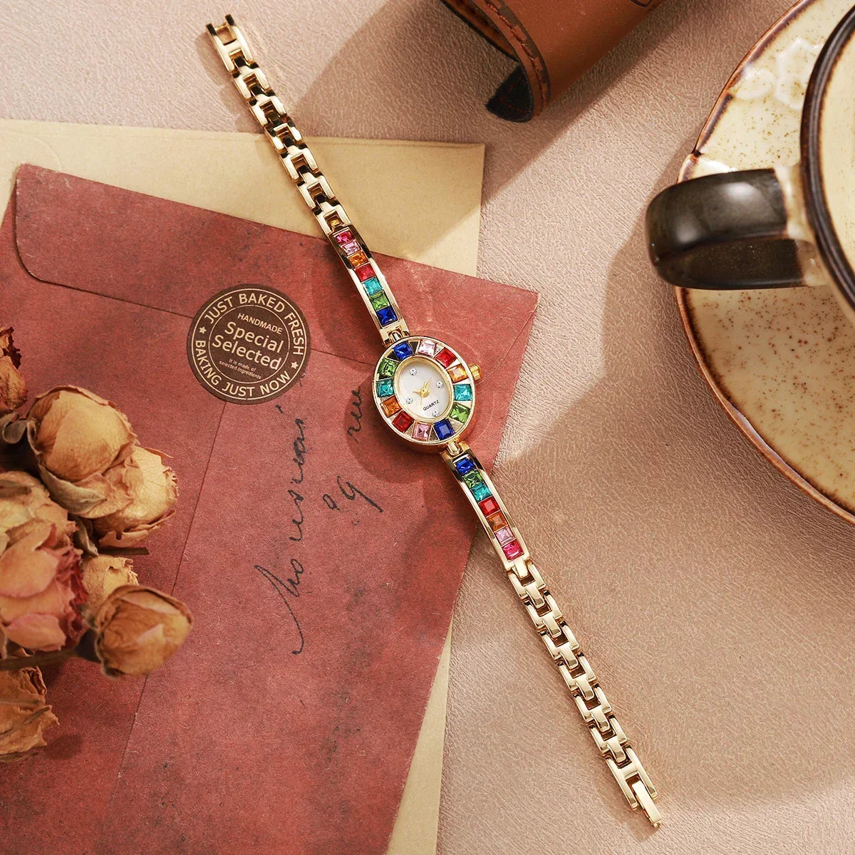 Rayna – Solar Glow Watch and Prismatic Bezel