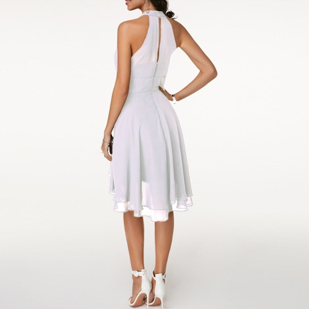 Loren - Elegant Dress with Ruffles