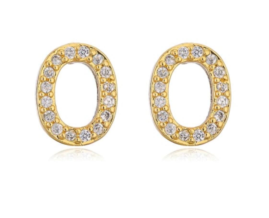 Taylor - Initial Letter Earrings