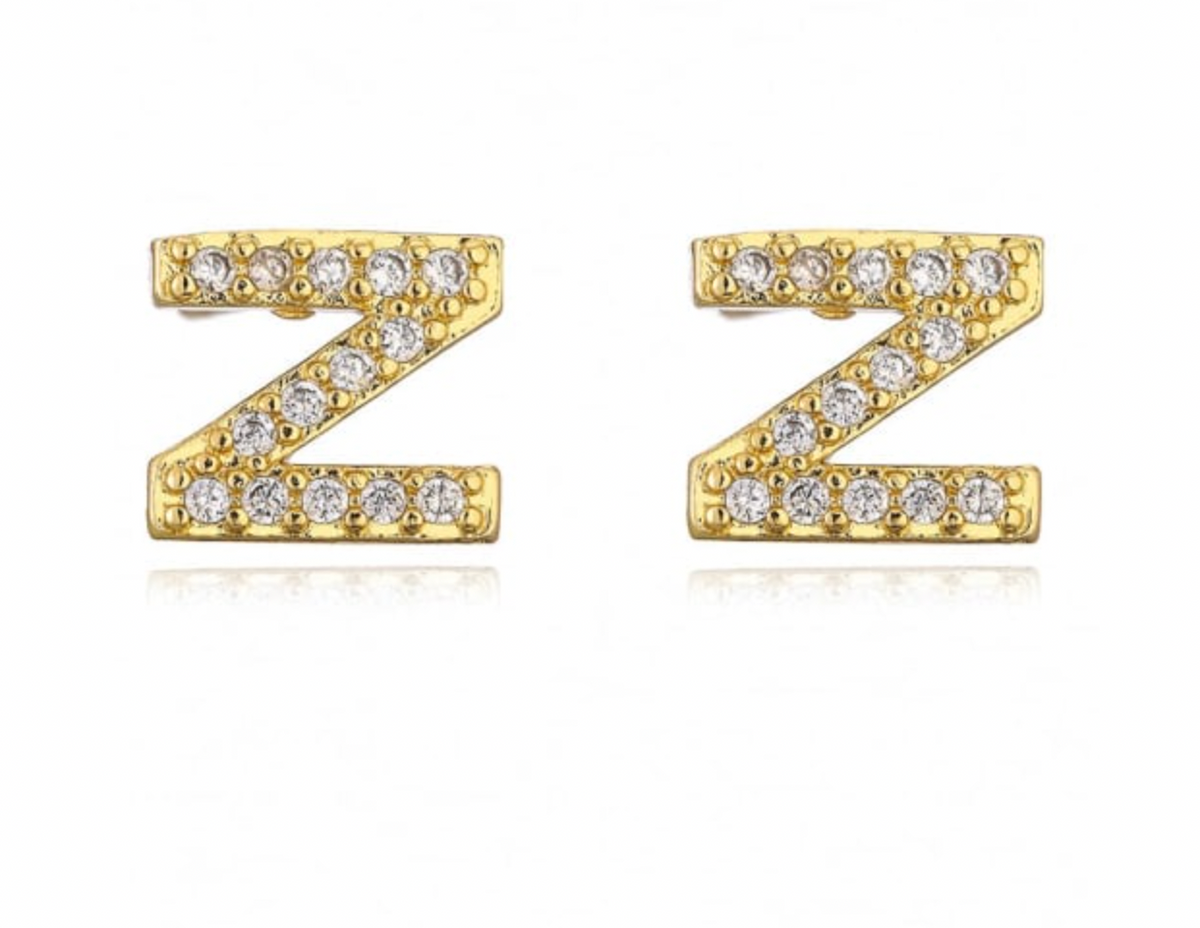 Taylor - Initial Letter Earrings