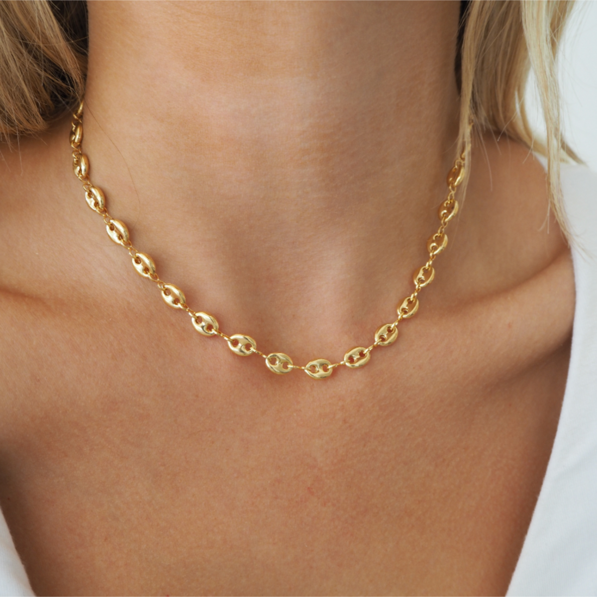 Oval Layered Necklace