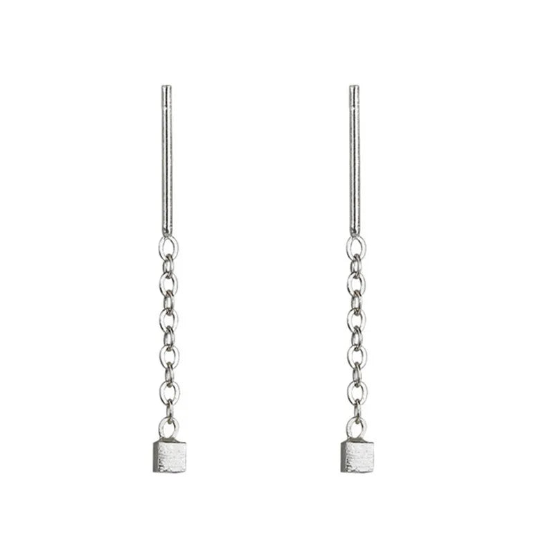 Kaelen – Cube Earrings and Elegant Tassels