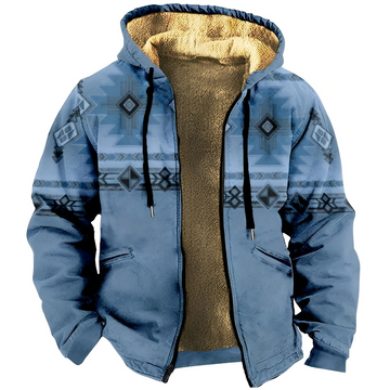 Edwin - Trendy Hoodie with Cultural Design for Men