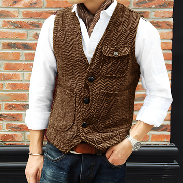 Matthew - Elegant Tweed Coat