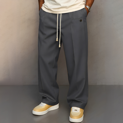 Conor - Men's relaxed, straight-fit drawstring pants