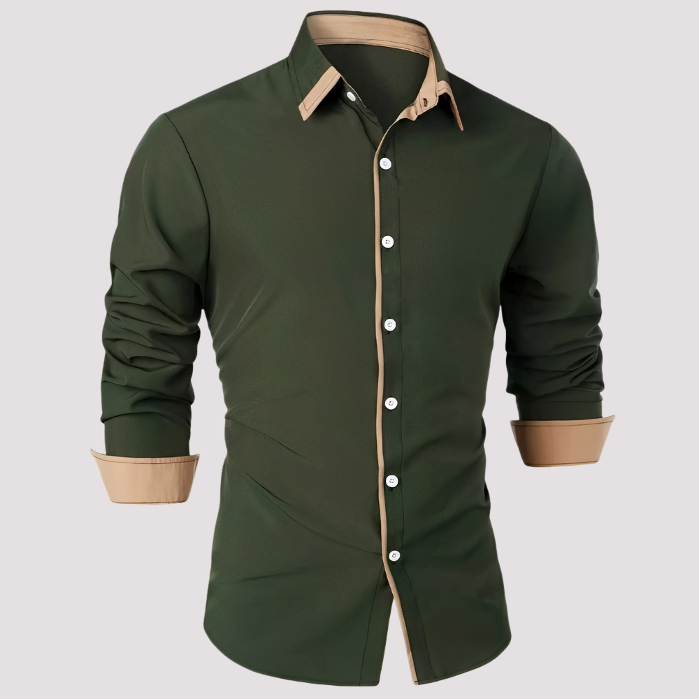 Samuel - Stylish Long Sleeve Overshirt for Men