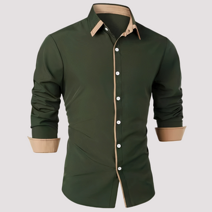Samuel - Stylish Long Sleeve Overshirt for Men