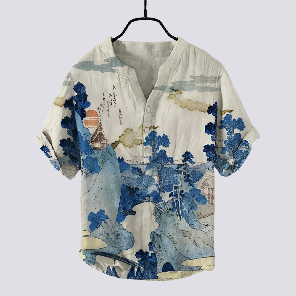 Fiona - Stylish shirt with artistic design for women