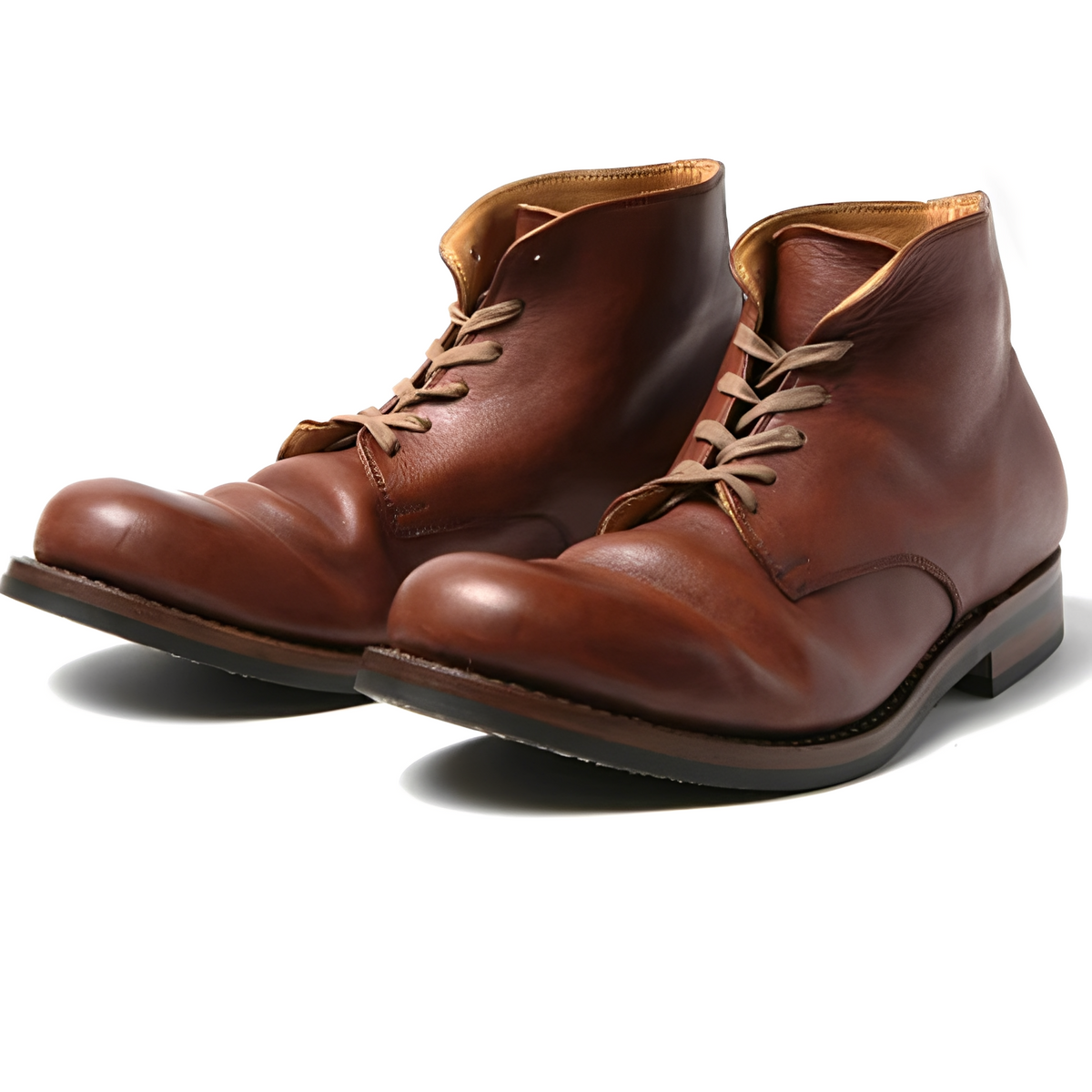 Roscoe - Traditional men's shoes with a rounded shaft