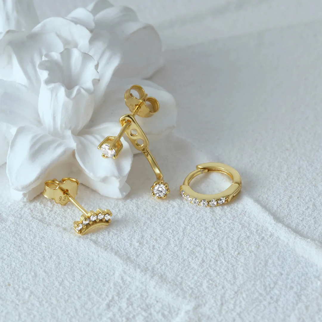 Elena – Set of three earrings