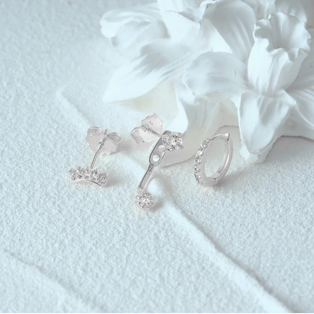 Elena – Set of three earrings