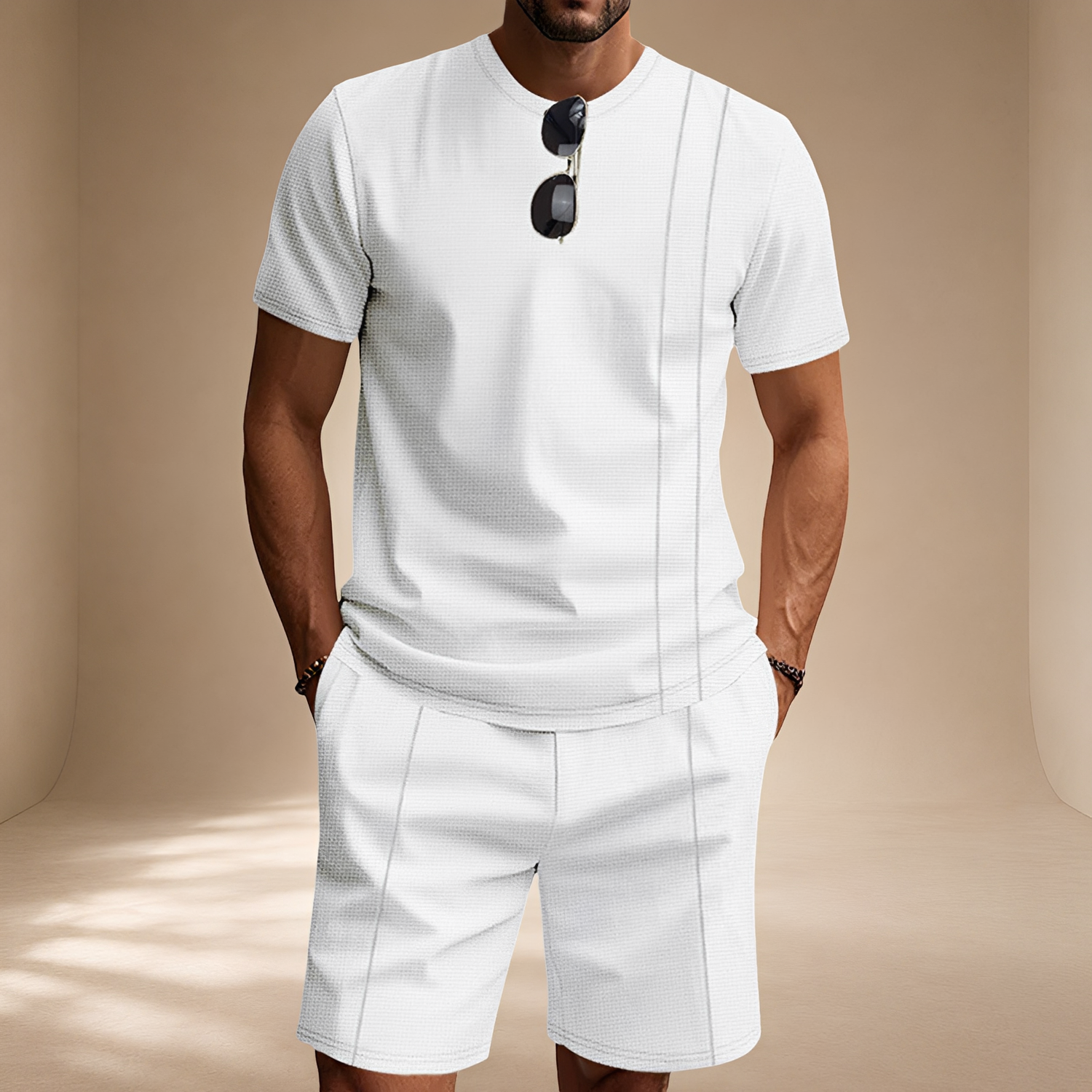Douglas - Stylish Waffle 2-Piece Set