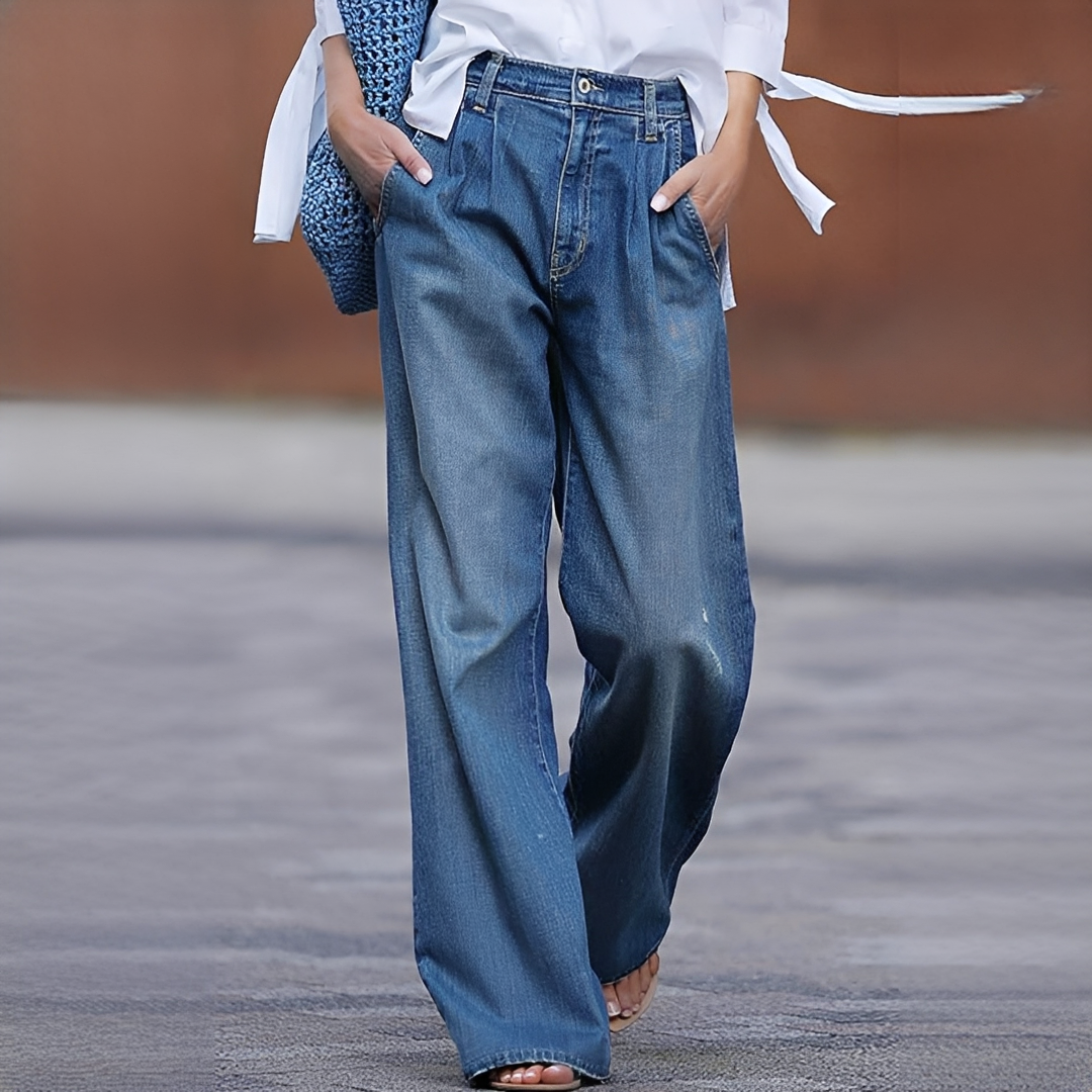 Elzza - Women's Cozy Wide-Leg Pants