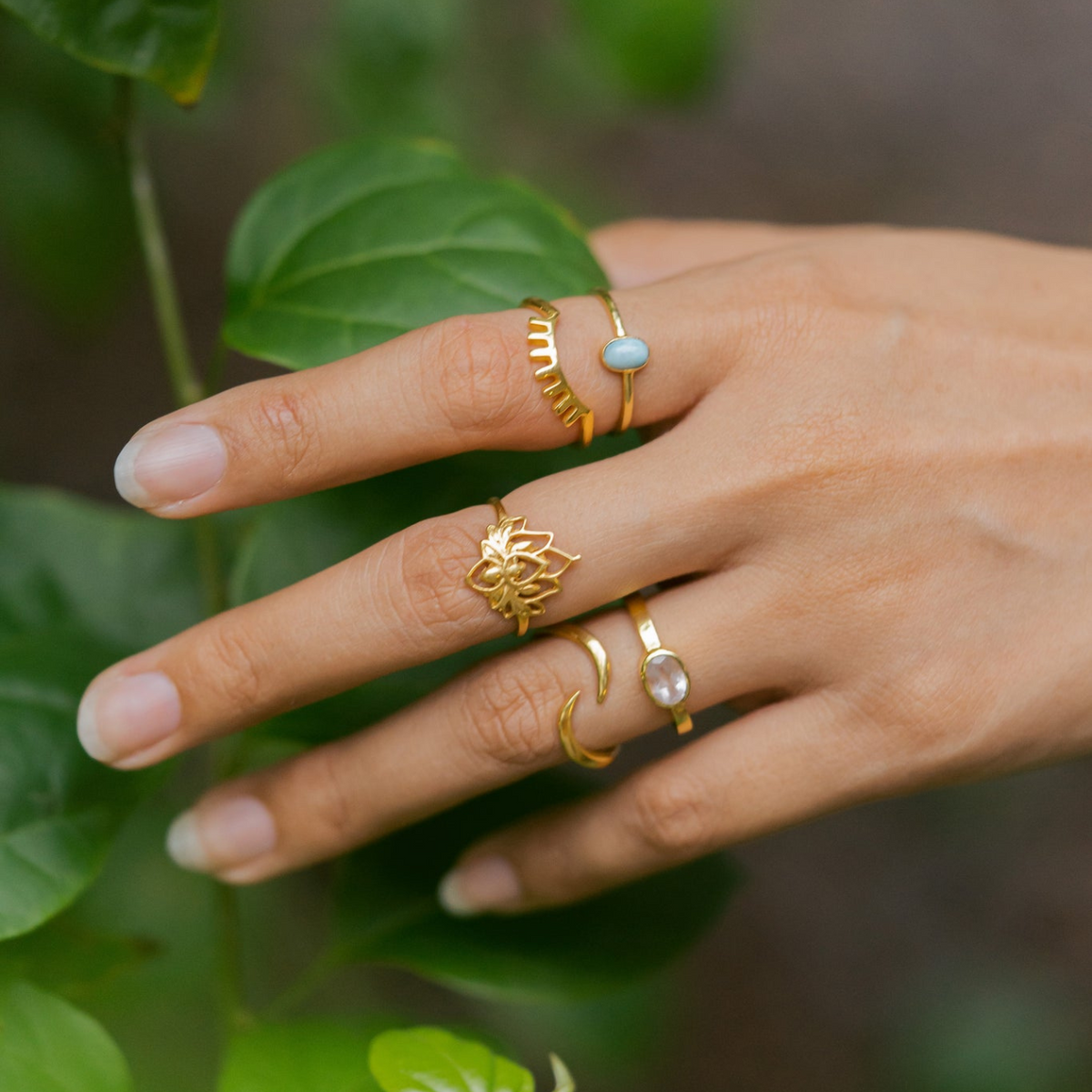 Lotus Flower - Delicate Ring