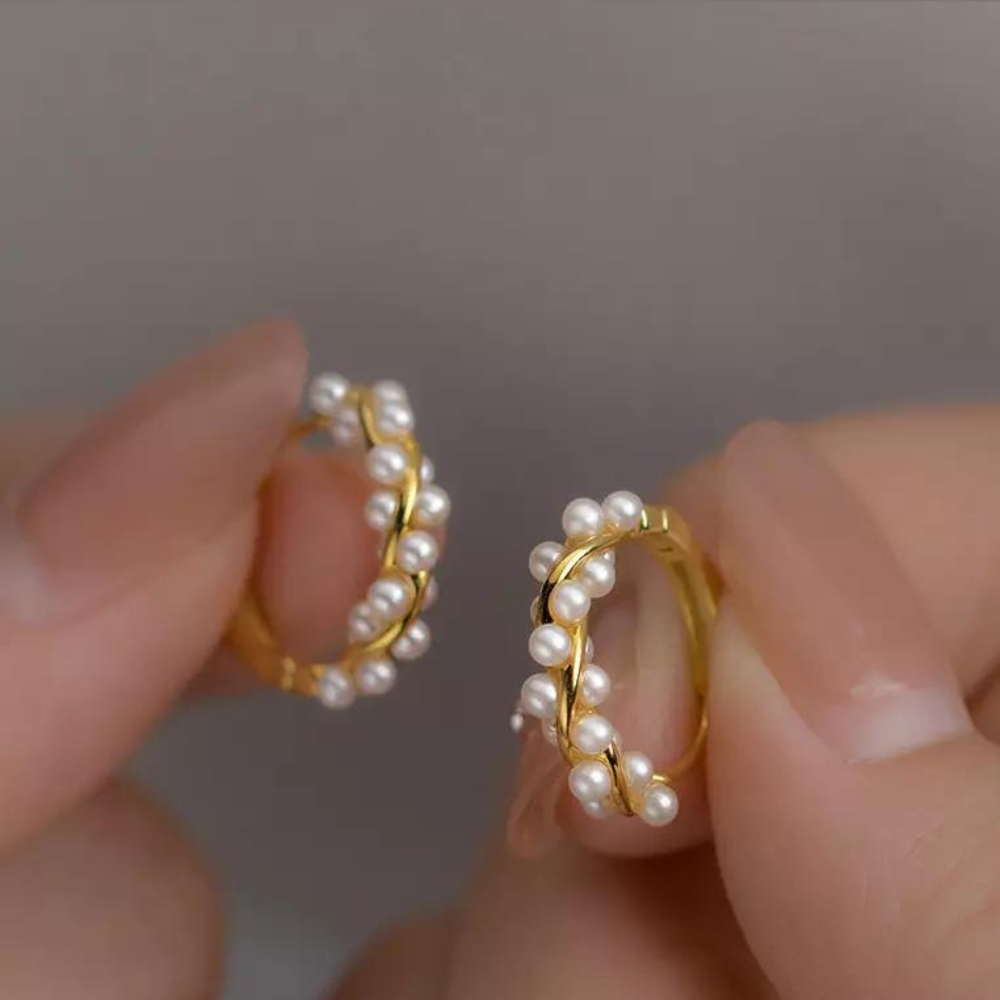 Imitation Pearl Earrings - Elegant Pearl Earrings