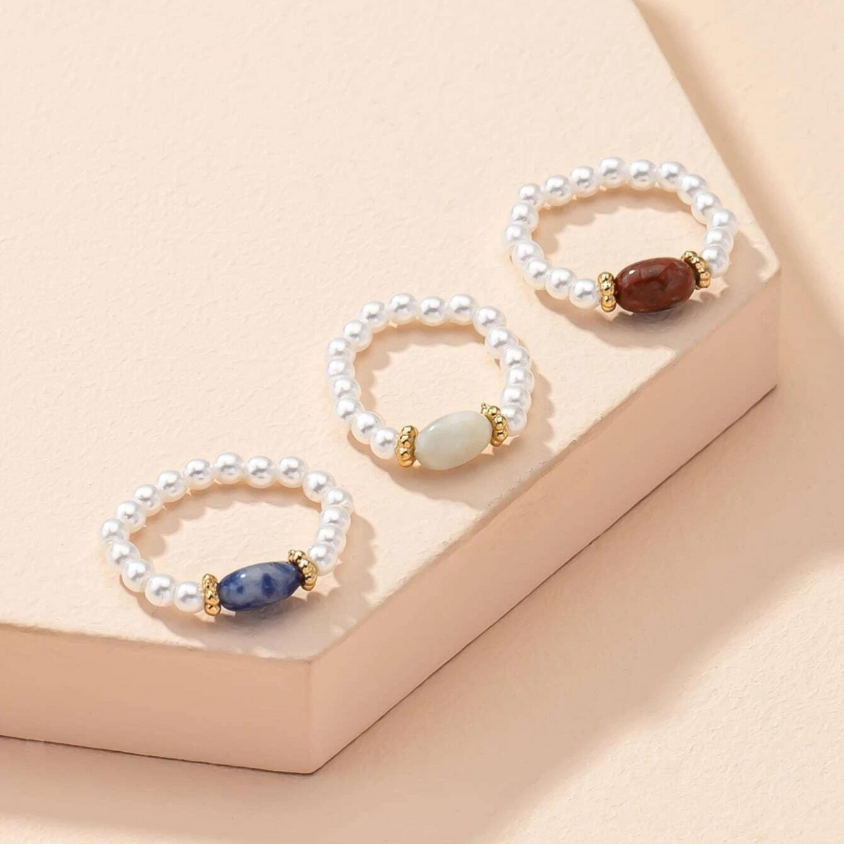Stone Pearl - Vintage Pearl Ring