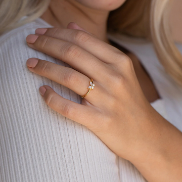 Bright Butterfly - Delicate Butterfly Ring