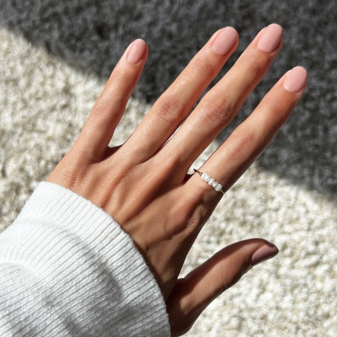 Mini freshwater pearl ring