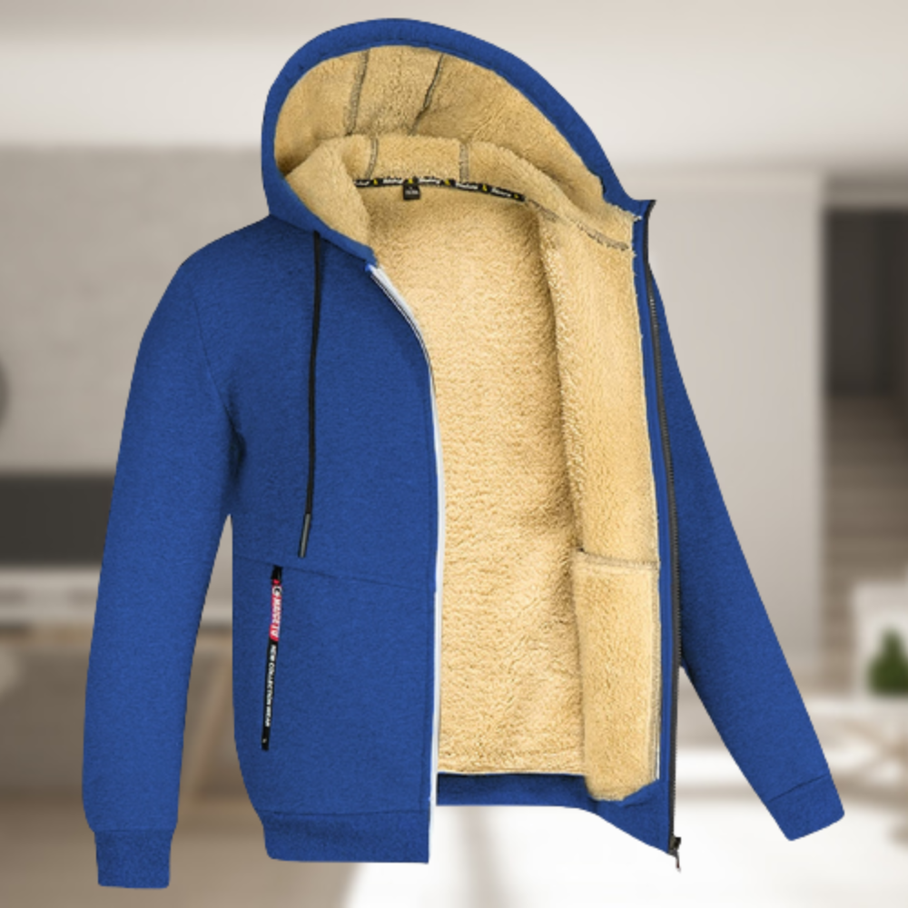 Andrew – Winter jacket with hood for men