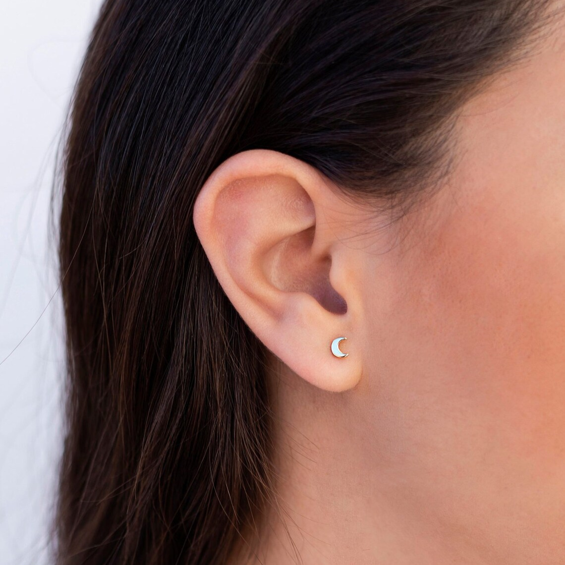 Moon Earrings - Tiny Moon Earrings