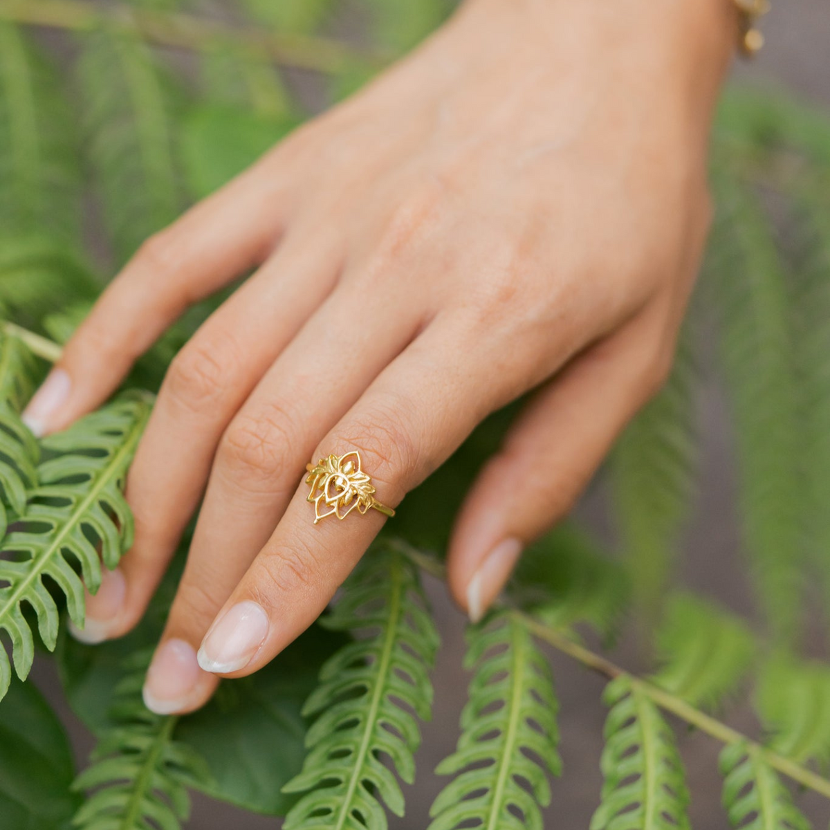 Lotus Flower - Delicate Ring