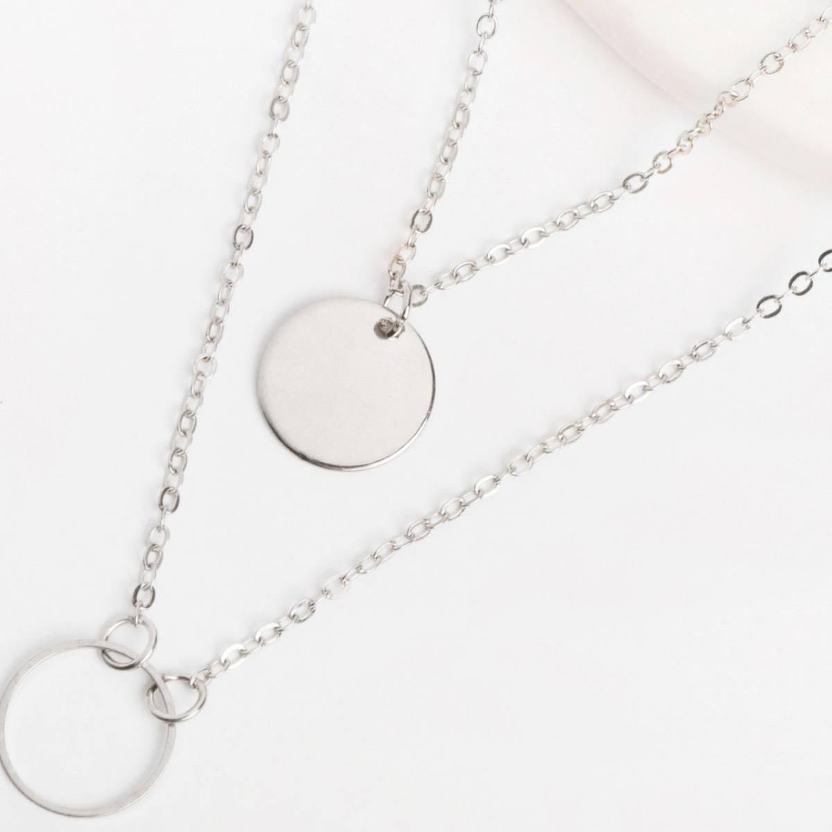 Round Pendant - Multilayer Necklace