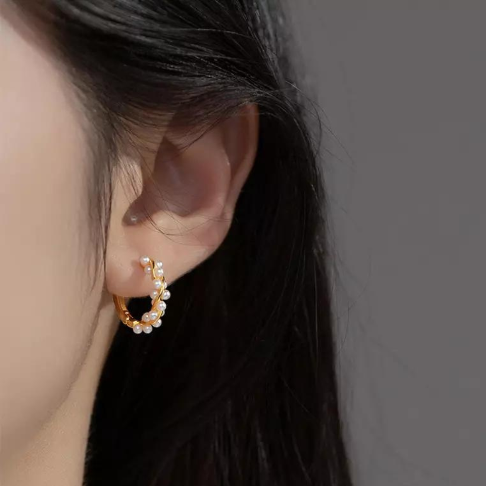 Imitation Pearl Earrings - Elegant Pearl Earrings