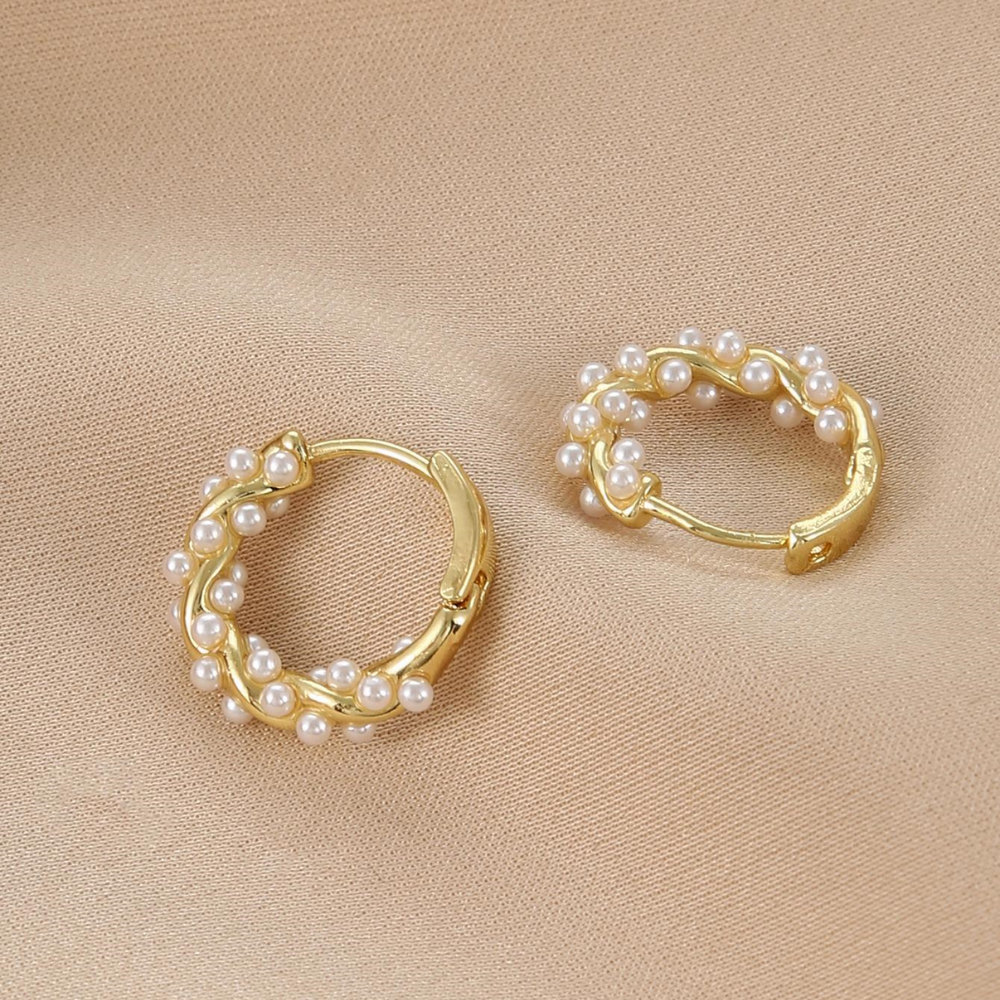 Imitation Pearl Earrings - Elegant Pearl Earrings